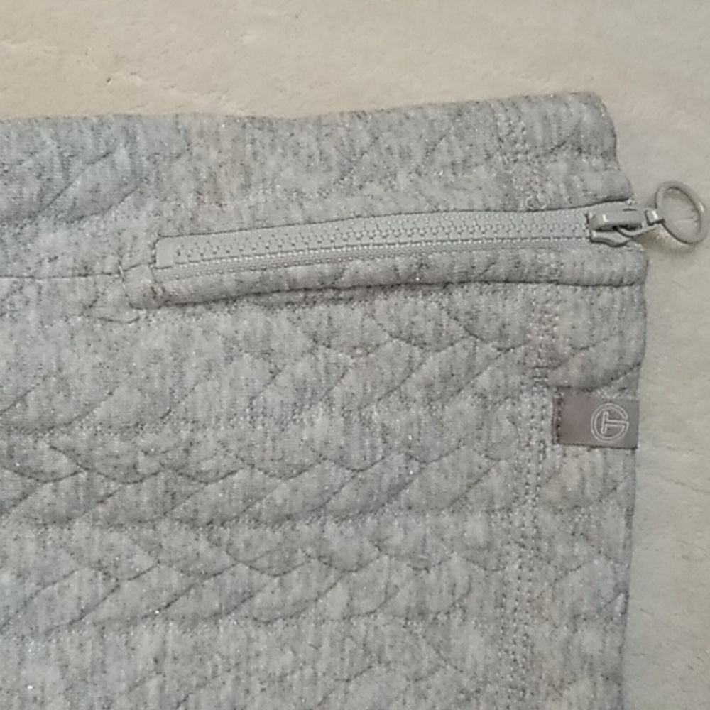 TALBOTS Quilted Jacquard Pullover - Lurex XLp - Picture 9 of 13